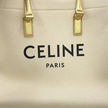 Load image into Gallery viewer, CELINE Horizontal Cabas Tote Bag Gold/Ivory192162 Leather Canvas

