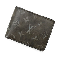 LOUIS VUITTON Portefeuille Slender Noir/GrayM11708 Brushed・Monogram