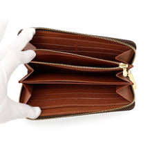 将图像加载到图库查看器中，LOUIS VUITTON Zippy Wallet BrownM60017 Monogram
