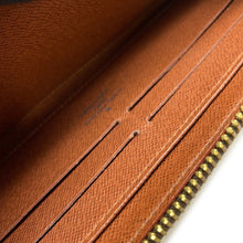 将图像加载到图库查看器中，LOUIS VUITTON Zippy Wallet BrownM60017 Monogram
