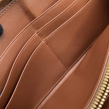 将图像加载到图库查看器中，LOEWE Star motif long wallet Brown199N41CF13 Leather
