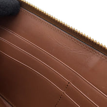 将图像加载到图库查看器中，LOEWE Star motif long wallet Brown199N41CF13 Leather
