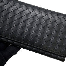 Load image into Gallery viewer, Bottega Veneta INTRECCIATO LONG WALLET Black120697 Leather
