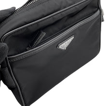 将图像加载到图库查看器中，PRADA Nylon Shoulder Bag Black2VH048 Nylon
