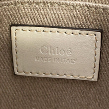 Load image into Gallery viewer, Chloe Woody 2WAYBag Beige/WhiteCHC22AP237I26101 Canvas Leather Size Mini
