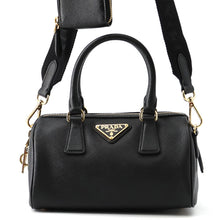 将图像加载到图库查看器中，PRADA Mini Shoulder Bag 2WAY Black1BB846 Leather
