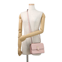 将图像加载到图库查看器中，Valextra Valextra Noro Shoulder Bag PeoniaWBNL0065028LOC99PN Calf Leather Size Small
