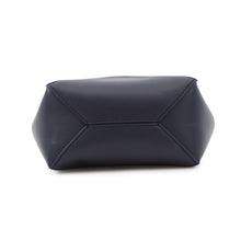 Load image into Gallery viewer, LOEWE Puzzle Fold 2WAY Bag NavyA657V25X01 Shiny Calf Leather Size Mini
