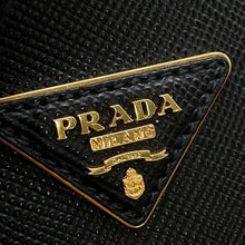 将图像加载到图库查看器中，PRADA Panier 2WAY Tote Bag Black1BA217 Leather Size Small
