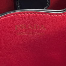 将图像加载到图库查看器中，PRADA Panier 2WAY Tote Bag Black1BA217 Leather Size Small
