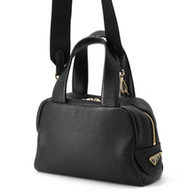 Load image into Gallery viewer, PRADA Vitello Daino 2WAY Bag Black1BB077 Leather
