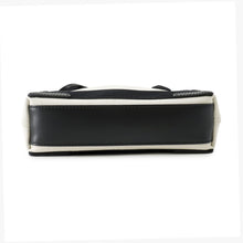 Load image into Gallery viewer, BALENCIAGA Navy Kabas White/Black390346 Canvas Leather Size XS
