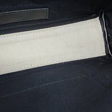 Load image into Gallery viewer, BALENCIAGA Navy Kabas White/Black390346 Canvas Leather Size XS
