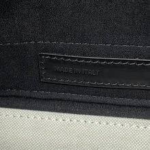 Load image into Gallery viewer, BALENCIAGA Navy Kabas White/Black390346 Canvas Leather Size XS
