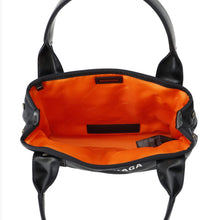 将图像加载到图库查看器中，BALENCIAGA Navy Kabas Black390346 Nylon Leather Size XS
