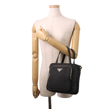 Load image into Gallery viewer, PRADA 2WAYBag Black1BG308 Nylon Leather
