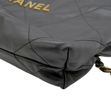 Load image into Gallery viewer, CHANEL CHANEL22 Backpack GrayAS3859 Shiny Calf Leather Size Small
