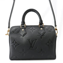 Load image into Gallery viewer, LOUIS VUITTON Speedy Bandouliere NoirM58951 Monogram Empreinte Leather Size 25
