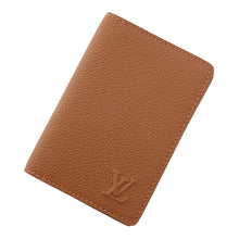 将图像加载到图库查看器中，LOUIS VUITTON Card Case Organizer de Poche TanM25952 LV Aerogram
