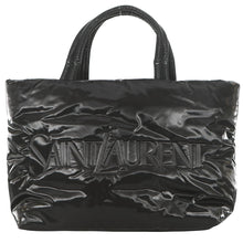 Load image into Gallery viewer, SAINT LAURENT PARIS Wide Puffer Tote Bag Black756269 Nylon
