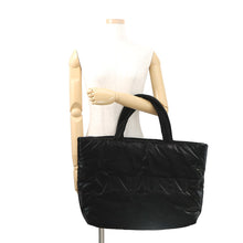 Load image into Gallery viewer, SAINT LAURENT PARIS Wide Puffer Tote Bag Black756269 Nylon
