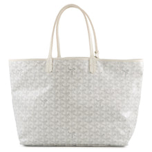 将图像加载到图库查看器中，GOYARD Saint Louis WhiteSTLOUIPMLTY50CL50P PVC Leather Size PM
