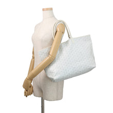 将图像加载到图库查看器中，GOYARD Saint Louis WhiteSTLOUIPMLTY50CL50P PVC Leather Size PM
