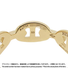Load image into Gallery viewer, HERMES Chaine d'Ancre Anchene Ring Size PM/53/#13 18K Yellow Gold
