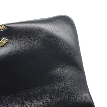 将图像加载到图库查看器中，CHANEL Top Handle Matelasse Chain Bag BlackAS4544 B14863 94305 Shiny Calf Leather
