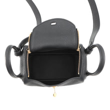 Load image into Gallery viewer, HERMES Lindy Black Taurillon Clemence Size Mini
