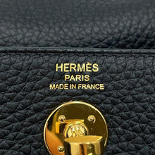 Load image into Gallery viewer, HERMES Lindy Black Taurillon Clemence Size Mini

