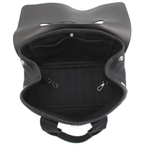 将图像加载到图库查看器中，HERMES Valparaiso Black Toile Chevrons Leather Size PM
