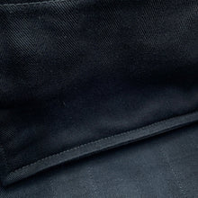 将图像加载到图库查看器中，HERMES Valparaiso Black Toile Chevrons Leather Size PM
