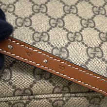Load image into Gallery viewer, GUCCI GG Emblem Shoulder Bag Beige/Brown815218 GG Supreme Leather Size Small
