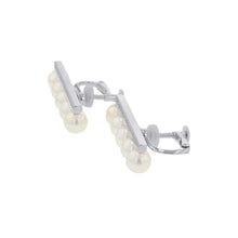 Load image into Gallery viewer, TASAKI Balance Plus Diamond Pavé EarringE-3913-18KWG 18K White Gold
