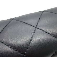将图像加载到图库查看器中，CHANEL Matelasse Multi Chain Single Flap BlackAS2051 B03921 94305 Lambskin Size Mini
