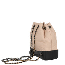 Load image into Gallery viewer, CHANEL Gabrielle de CHANEL Backpack BeigeBlackA94485 Aged Calf Leather Size Small

