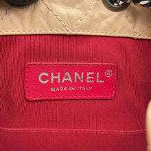 Load image into Gallery viewer, CHANEL Gabrielle de CHANEL Backpack BeigeBlackA94485 Aged Calf Leather Size Small
