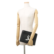 Load image into Gallery viewer, Delvaux Pochette Trompe-l'oeil BlackAB0654AFL0AVKPA Leather

