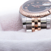 Load image into Gallery viewer, ROLEX Datejust 26 W26mm Stainless Steel K18PG Black Dial179171
