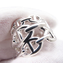 将图像加载到图库查看器中，HERMES Chaine d'Ancre Anchene Ring Size GM/58/#18 SV925
