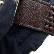 Load image into Gallery viewer, LOUIS VUITTON Belt/Pont Neuf Braided MarronM0372 Leather
