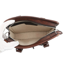 Load image into Gallery viewer, Berluti Calligraphy Jules Gulliver 2-Way Handbag Brown Leather
