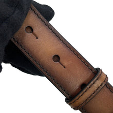 Load image into Gallery viewer, Berluti Calligraphy Jules Gulliver 2-Way Handbag Brown Leather
