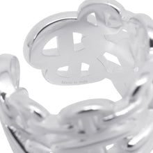将图像加载到图库查看器中，HERMES Chaine d'Ancre Anchene Ring Size GM/50/#10 SV925

