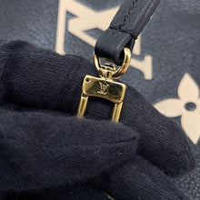 Load image into Gallery viewer, LOUIS VUITTON Pochette Double Zip NoirM80787 Bicolor Monogram Empreinte Leather
