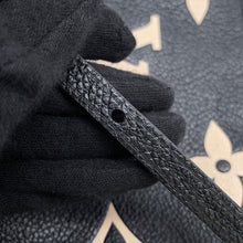 Load image into Gallery viewer, LOUIS VUITTON Pochette Double Zip NoirM80787 Bicolor Monogram Empreinte Leather
