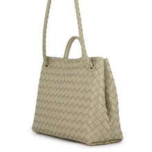 将图像加载到图库查看器中，Bottega Veneta Andiamo Handbag Travertine766016VCPP12943 Lambskin Size Medium
