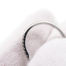 Load image into Gallery viewer, TIFFANY&amp;Co. Soleste Emerald Cut Diamond Ring Size Approximately No. 10 Pt950
