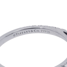 Load image into Gallery viewer, TIFFANY&amp;Co. Soleste Emerald Cut Diamond Ring Size Approximately No. 10 Pt950
